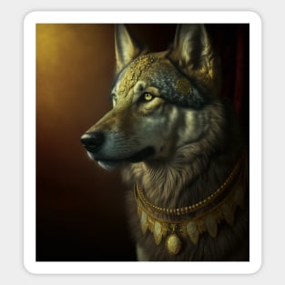 Wolf Royalty Sticker